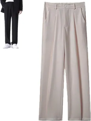 Fleurosta Mens Pants, 2025 New Stretch Ice Silk Comfort Everyday Pants, Men Dress Pant,All-Day Comfort