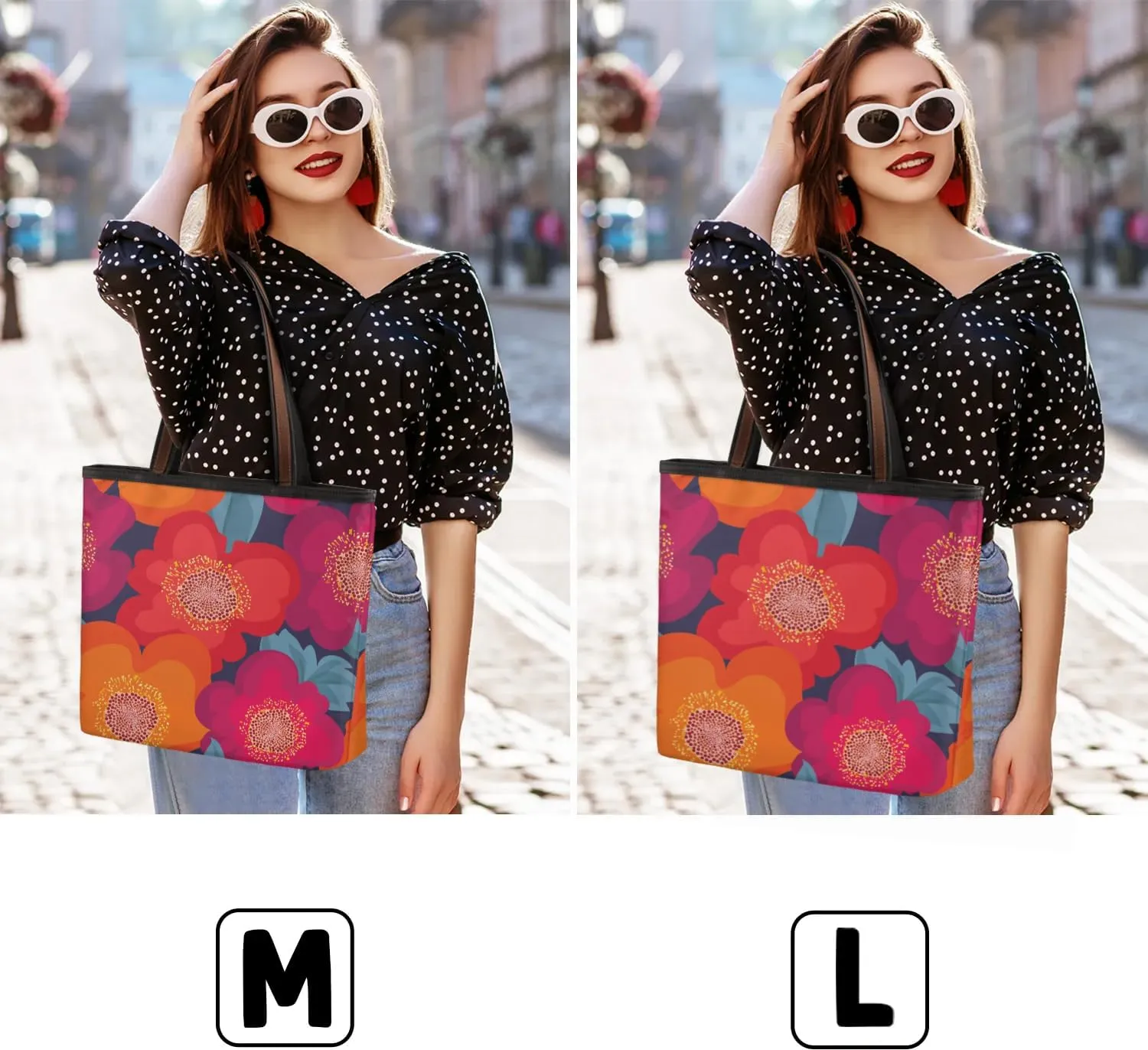 Floral Plant Pattern Tote Bag for Women Womens Handbags Tote Bags for Travel Beach Gym