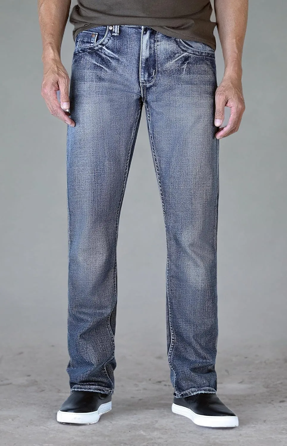 Flypaper Men's Straight Jeans Regular Fit