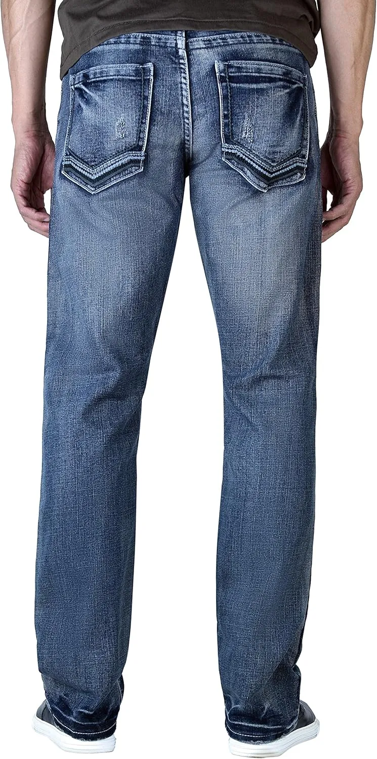 Flypaper Men's Straight Jeans Regular Fit