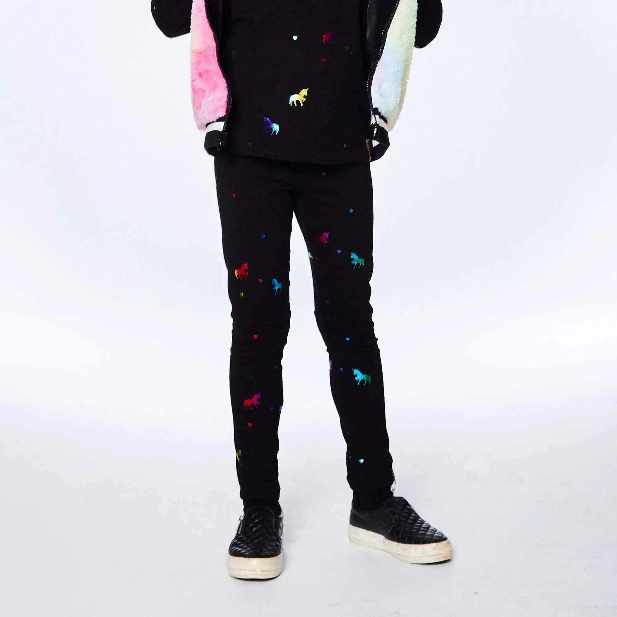 Foil Unicorn Print Legging | DEUX PAR DEUX