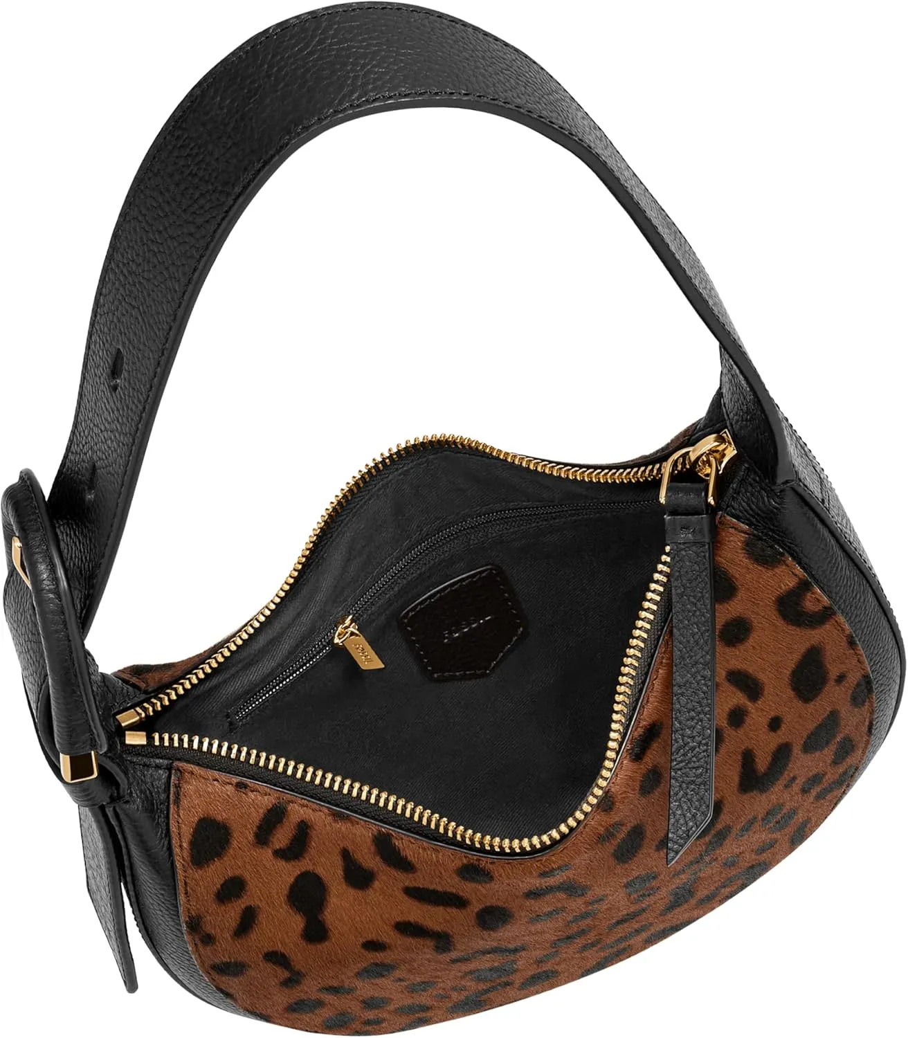 Fossil Women's Harwell Leather Crescent Shoulder Bag