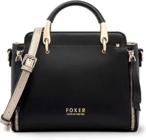 FOXLOVER Crossbody Bags for Women Satchel Handbags Medium Size Women's Top-Handle Shoulder Handbag with Zipper Pocket