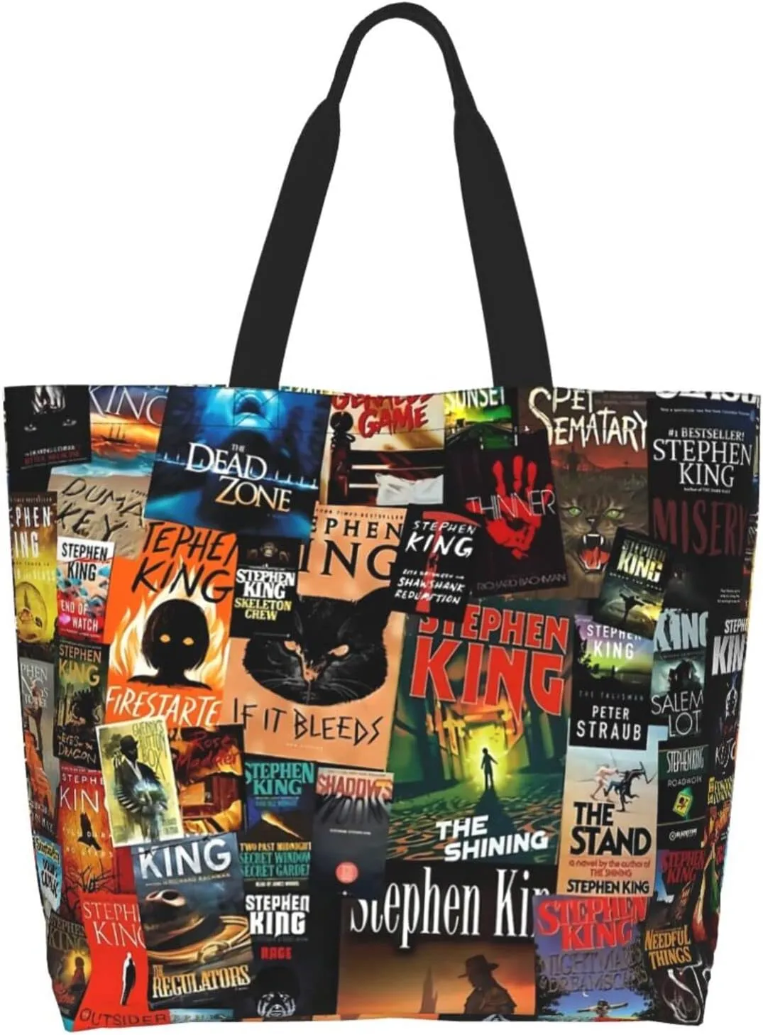Ftuiylu broadway Tote Bag Women Kitchen Reusable Grocery Bags Shopping Bag Beach Bags Shoulder Bag
