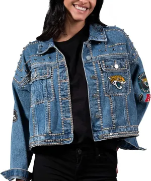 G-III Sports Women's NFL First Finish Medium Full-Button Jacket