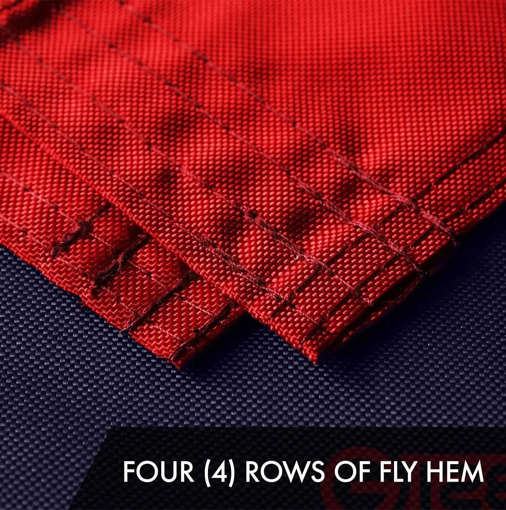 G128 Betsy Ross 1776 Tea-Stained Flag | 4x6 Ft | ToughWeave Pro Series Embroidered 420D Polyester | Historical Flag, Embroidered Design, Indoor/Outdoor, Brass Grommets