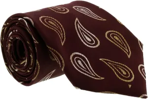 Gianfranco Ferre J094 U9E Eggplant Silk Mens Tie