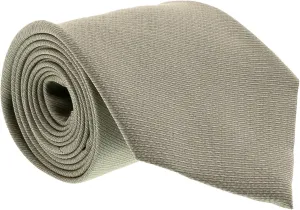 Gianfranco Ferre Silvery Beige Silk Mens Tie