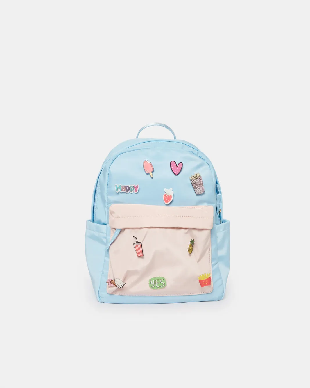 Girls Blue Embellished Backpack