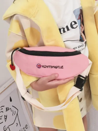 Girls Letter Embroidered Fanny Pack- FDs