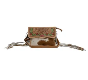 Glossy Mossy Fringe Purse