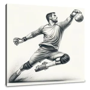 Goalkeeper's Reflex Canvas