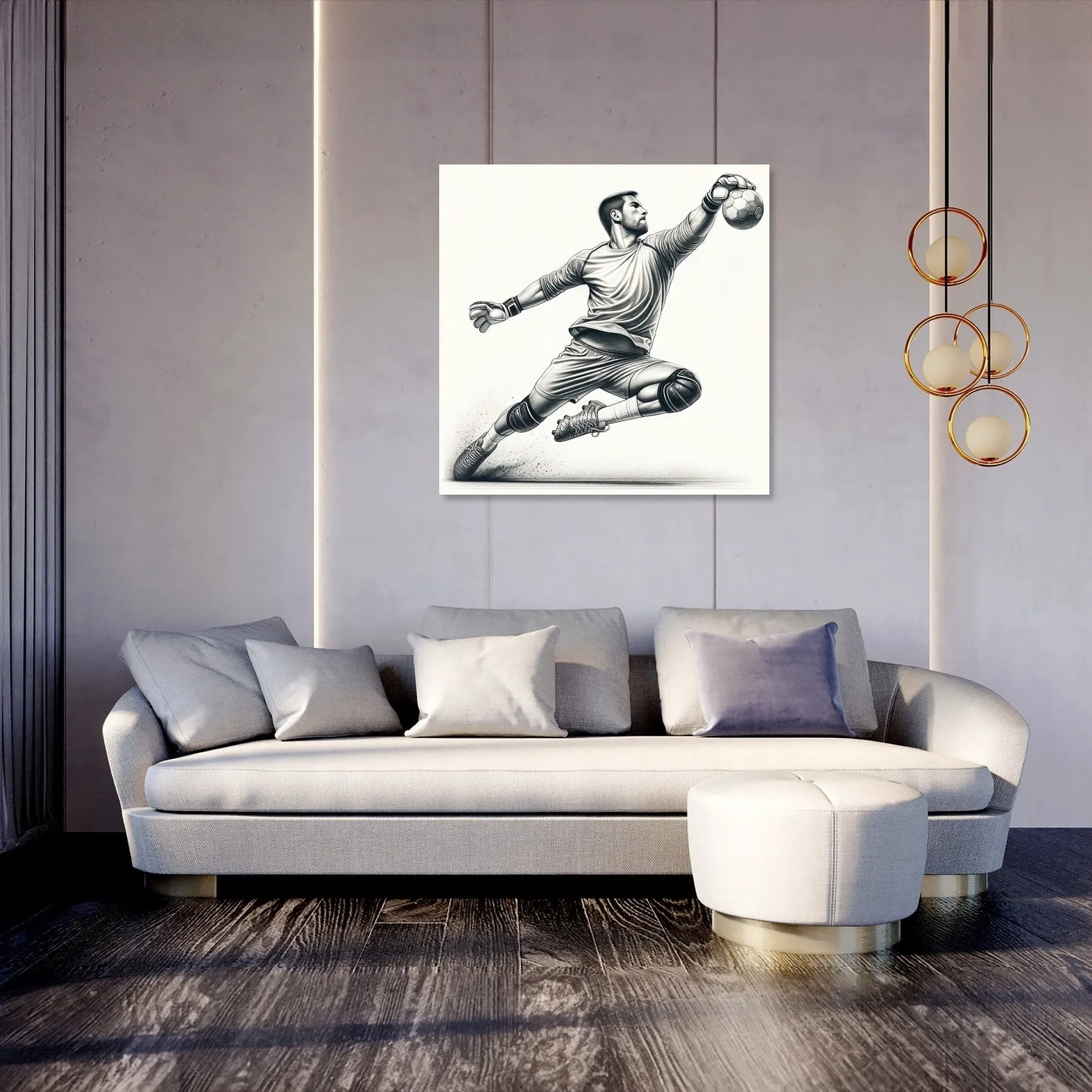 Goalkeeper's Reflex Canvas