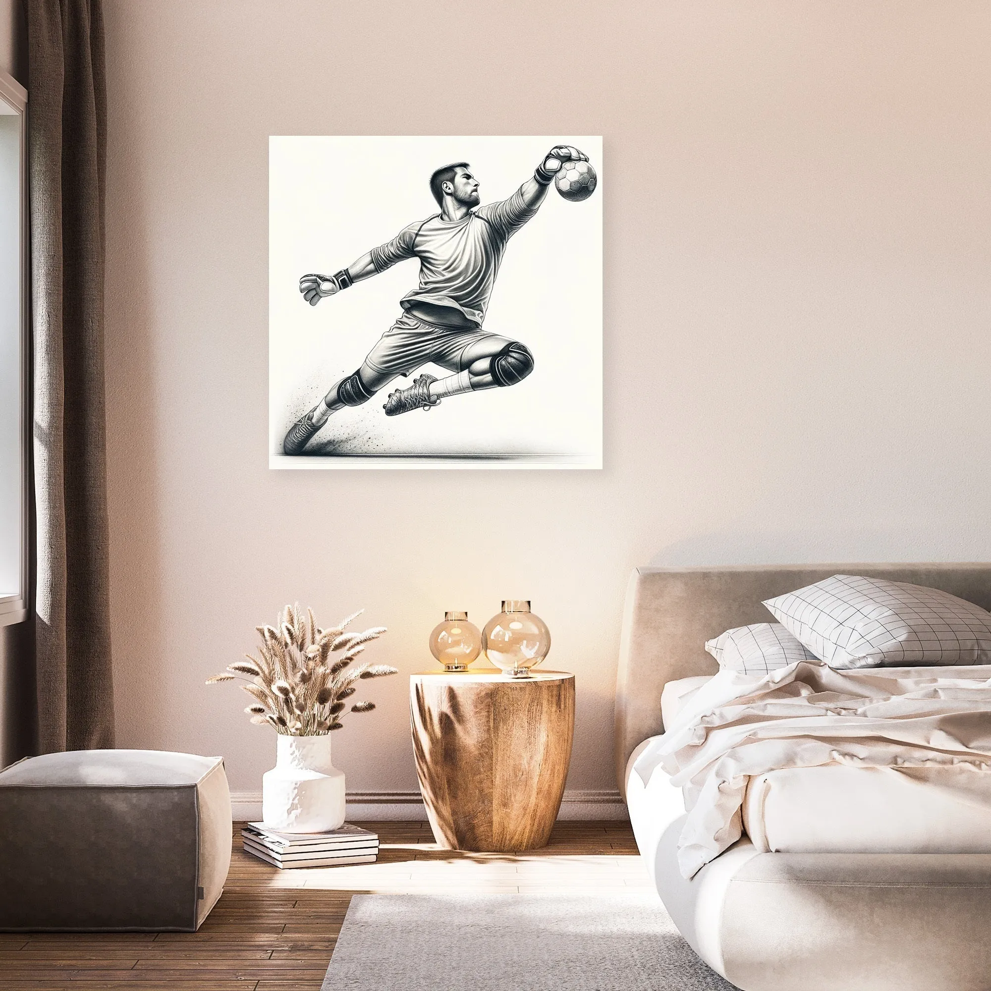 Goalkeeper's Reflex Canvas