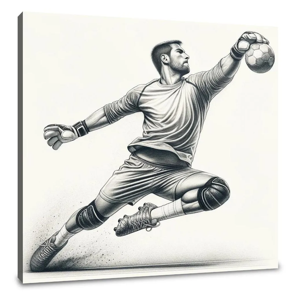 Goalkeeper's Reflex Canvas