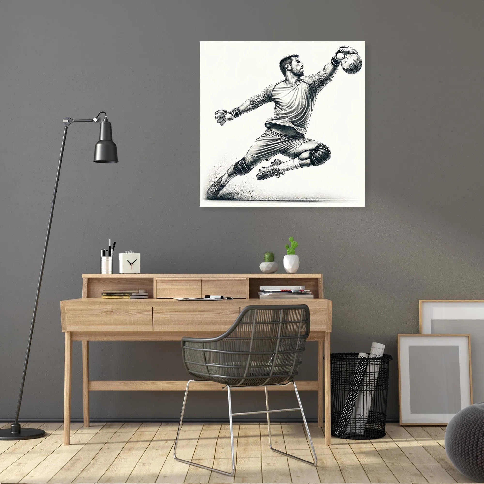 Goalkeeper's Reflex Canvas