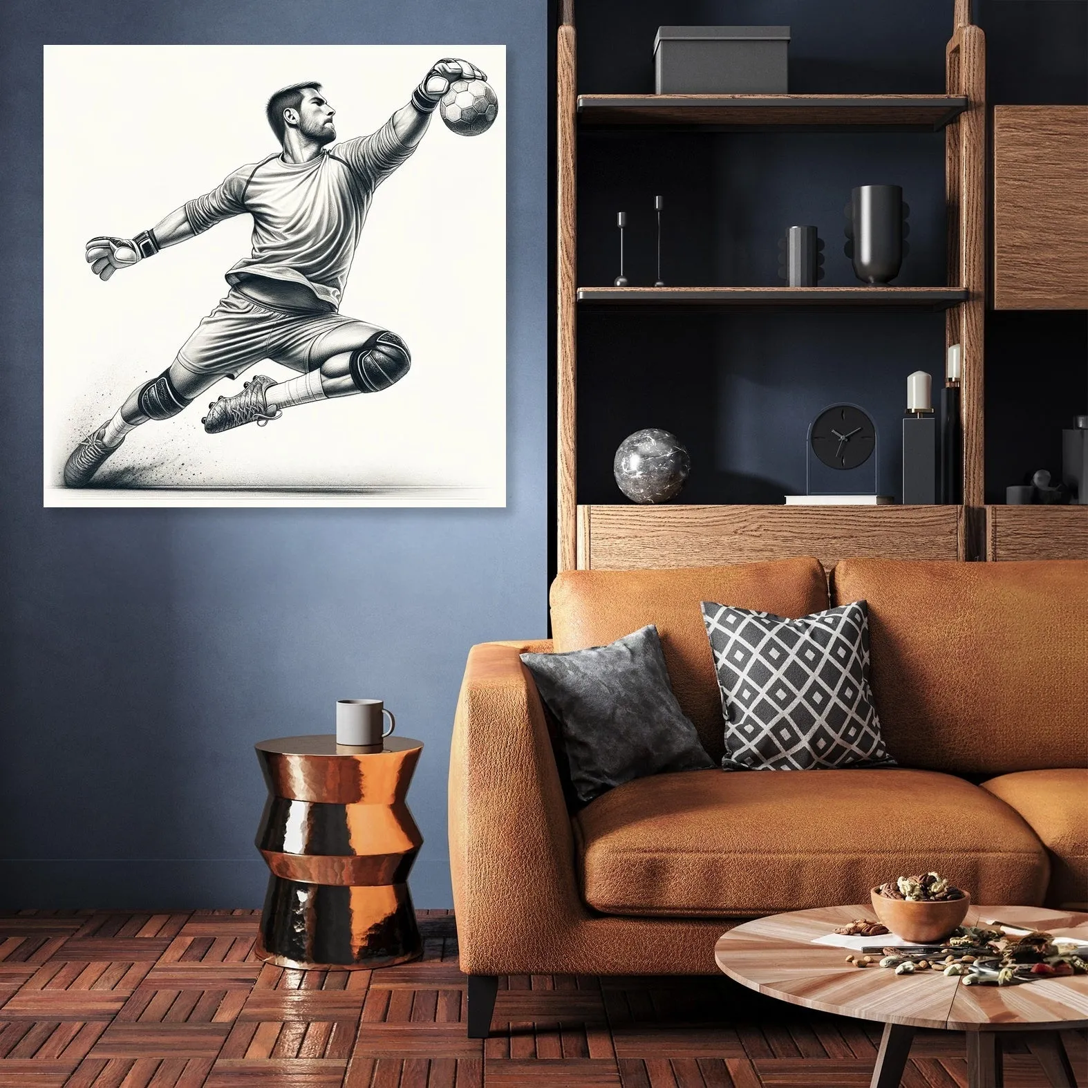 Goalkeeper's Reflex Canvas