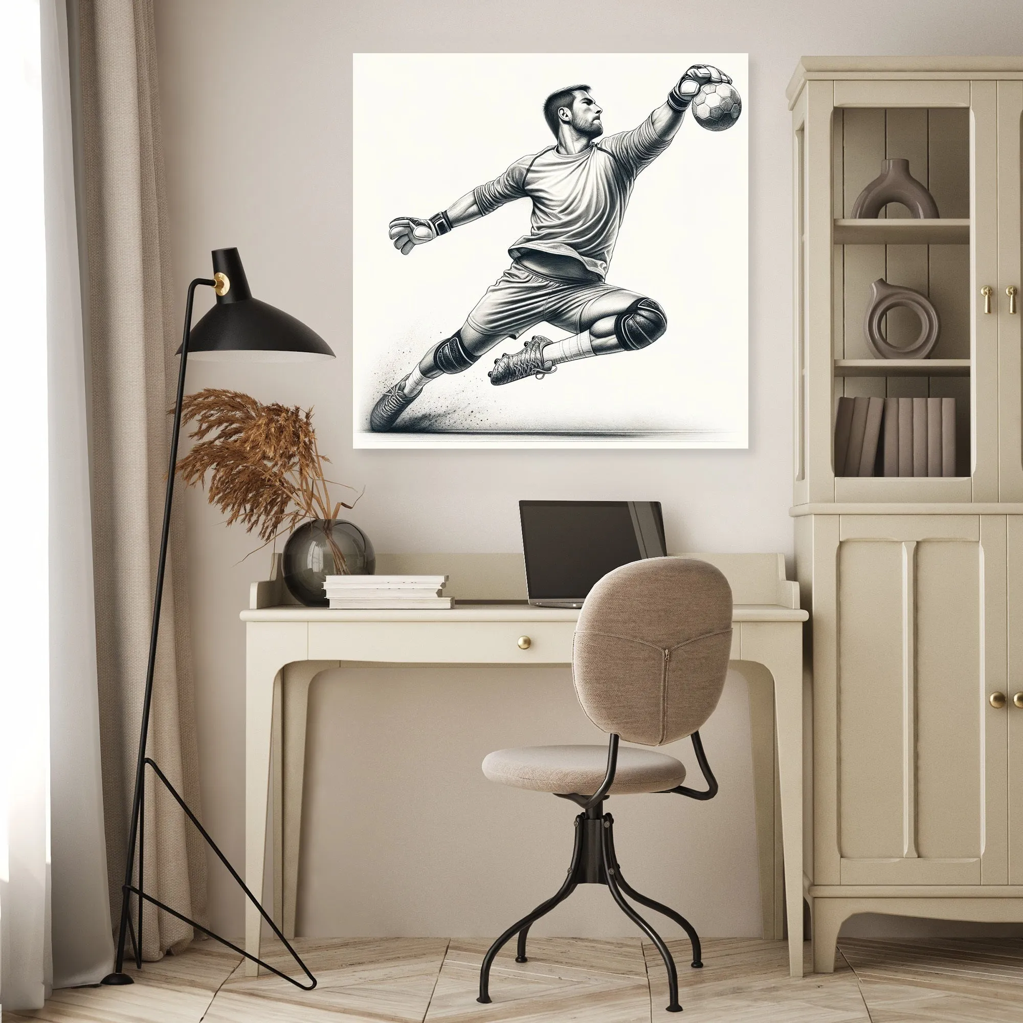 Goalkeeper's Reflex Canvas