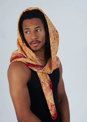 GOLD & CARDINAL REFINED SILK SQUARE