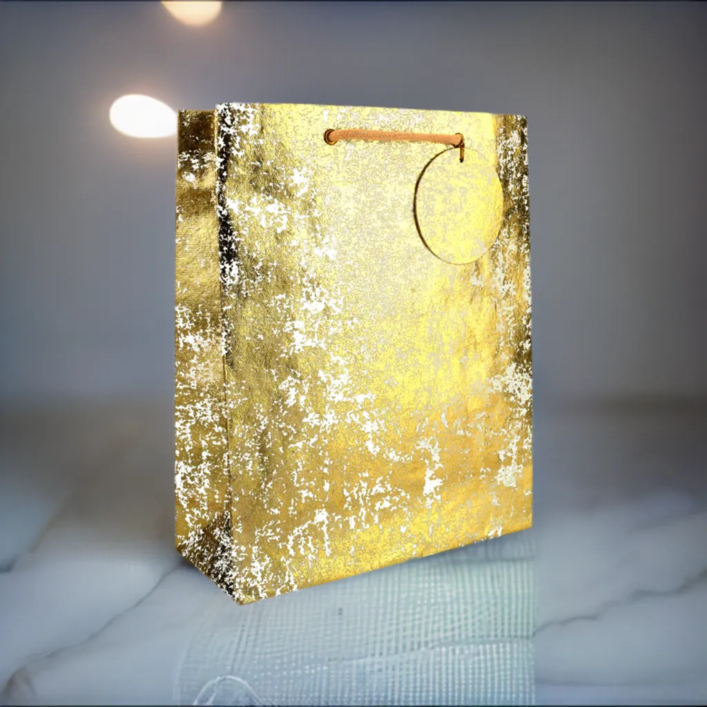 Gold Crush Medium Gift Bag