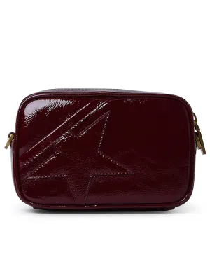 Golden Goose Star Crossbody Bag In Burgundy Lear