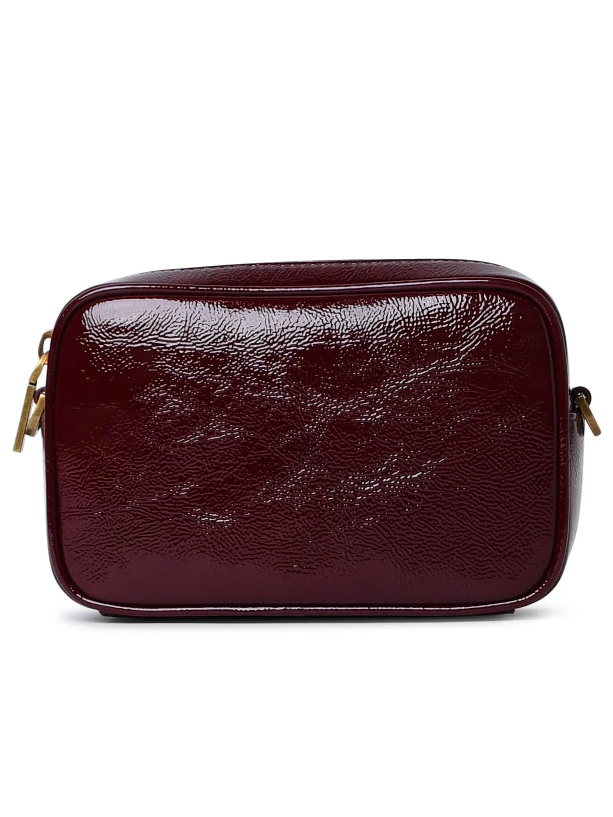 Golden Goose Star Crossbody Bag In Burgundy Lear