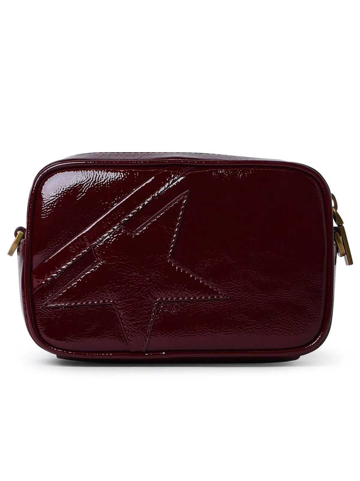 Golden Goose Star Crossbody Bag In Burgundy Lear