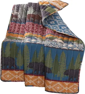 Greenland Home Black Bear Lodge Throw