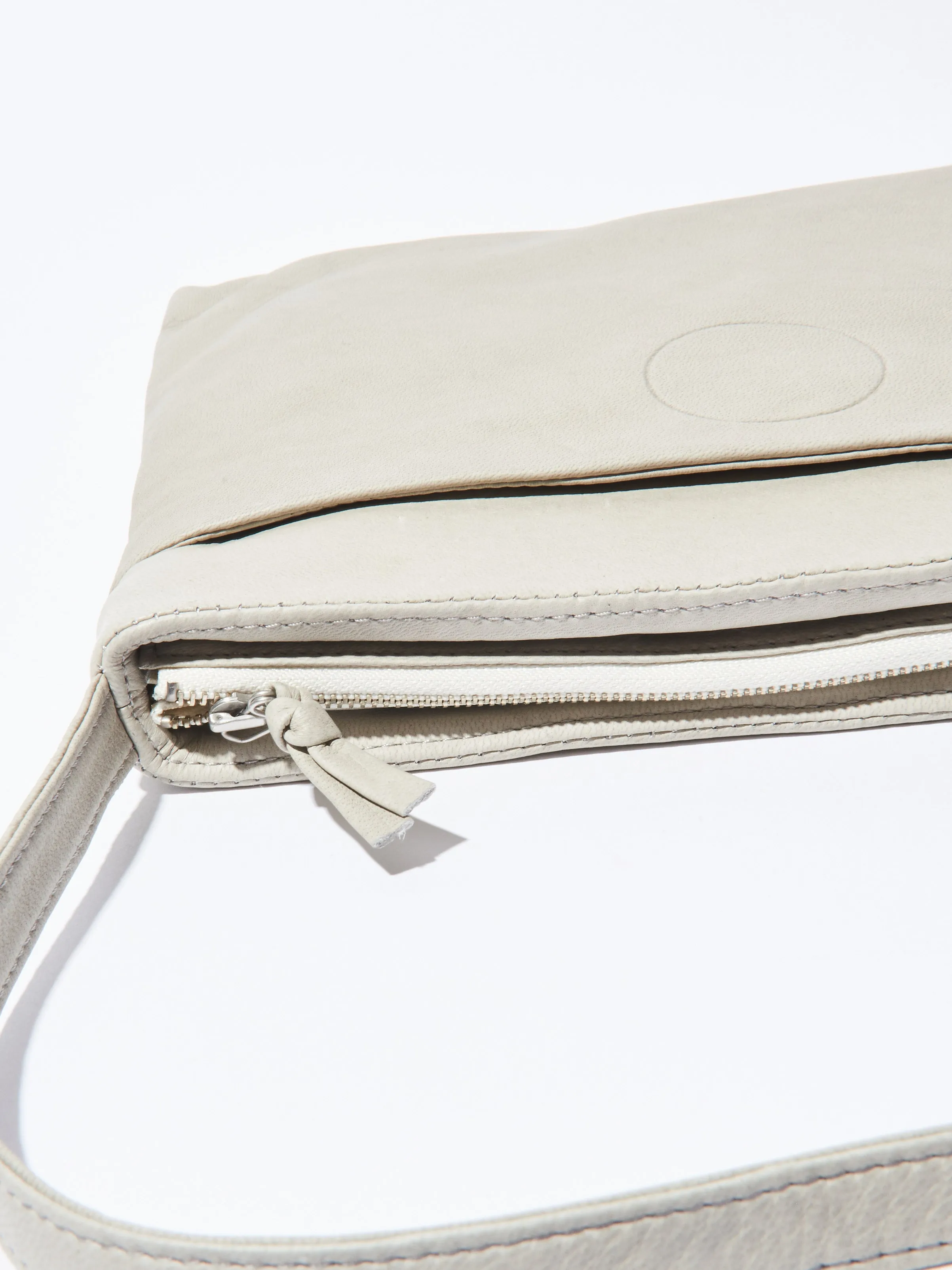Grey Deerskin Conductor Bag