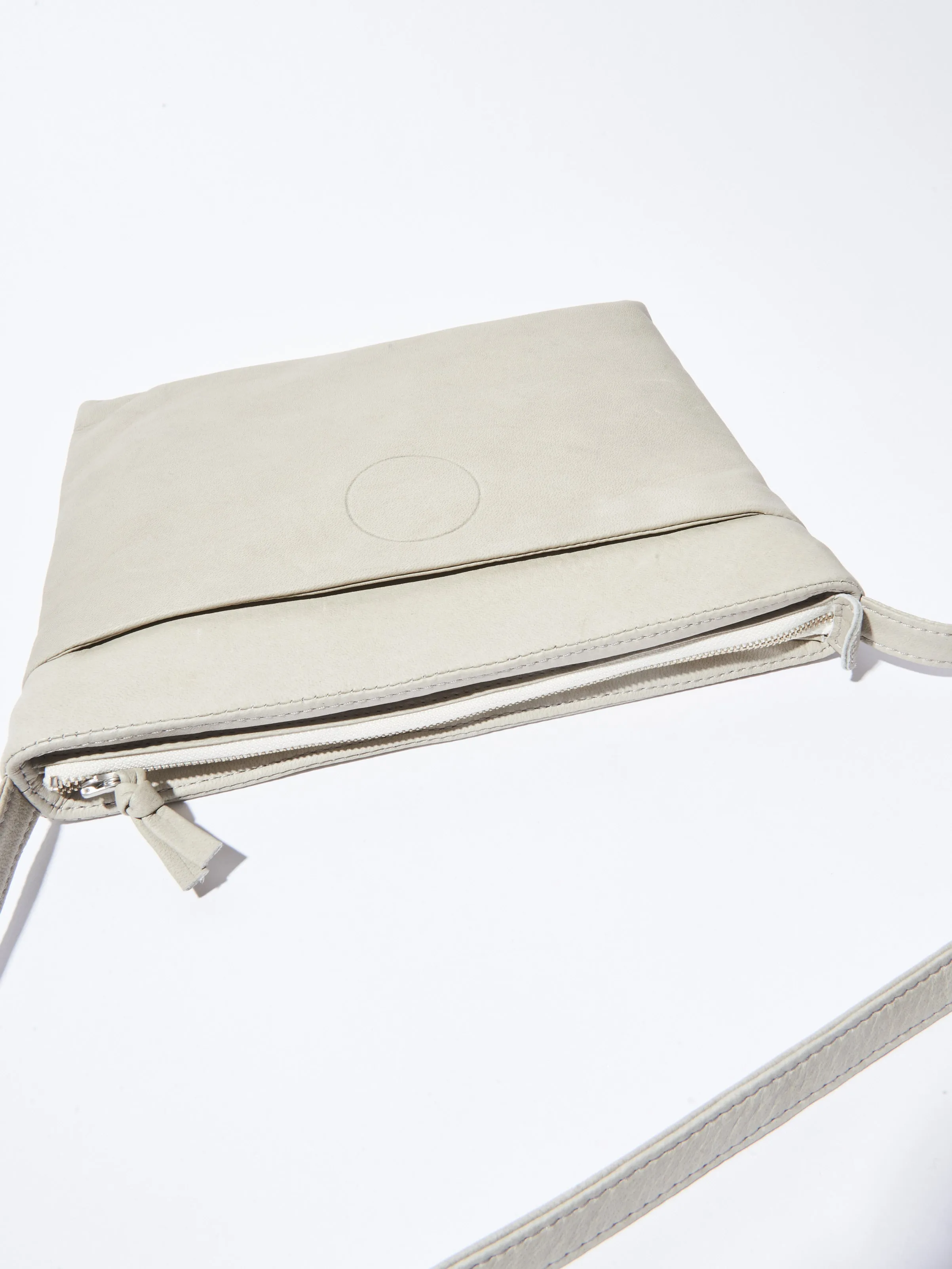 Grey Deerskin Conductor Bag