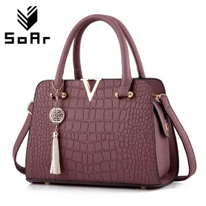 Guaranteed security Rapid support Handbags Bags Handbags Leather Crossbody Messenger Pattern Hot Ladies Crocodile Bags Women Women New Tassel Bag Women Shoulder