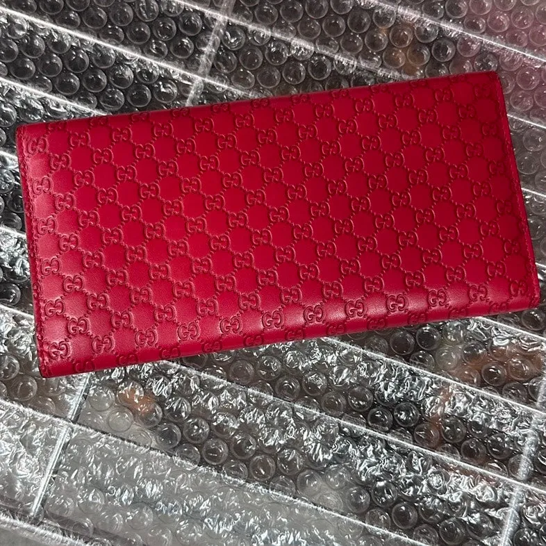 Gucci GG Marmont Red Leather Wallet