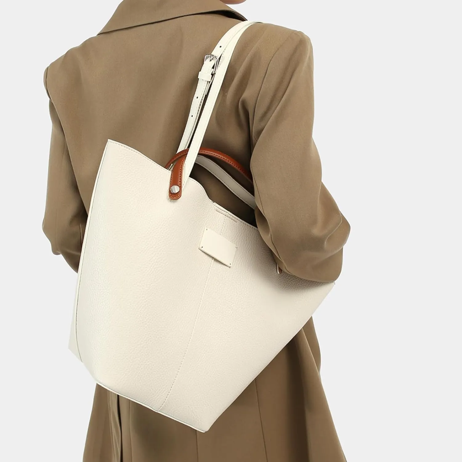 Handcrafted Dress-age handbag bucket bag Large Capacity Vegetable Basket Handbags All-Match Shoulder