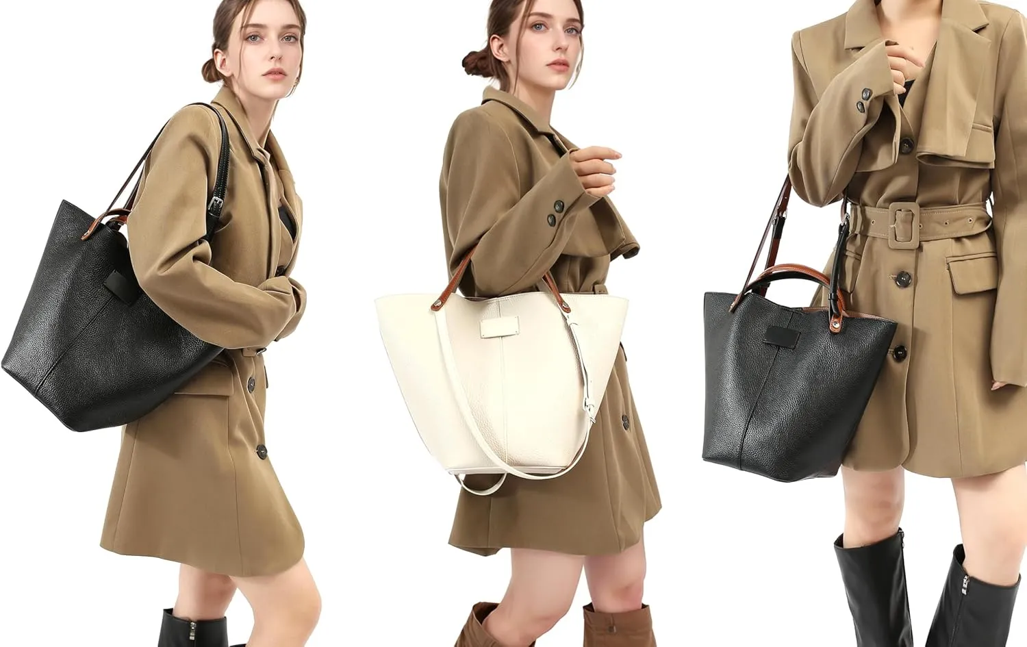 Handcrafted Dress-age handbag bucket bag Large Capacity Vegetable Basket Handbags All-Match Shoulder
