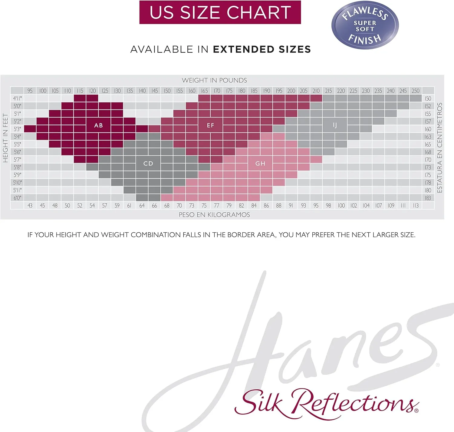 Hanes Silk Reflections Pantyhose Silky Sheer- Control Top- Reinforced Toe
