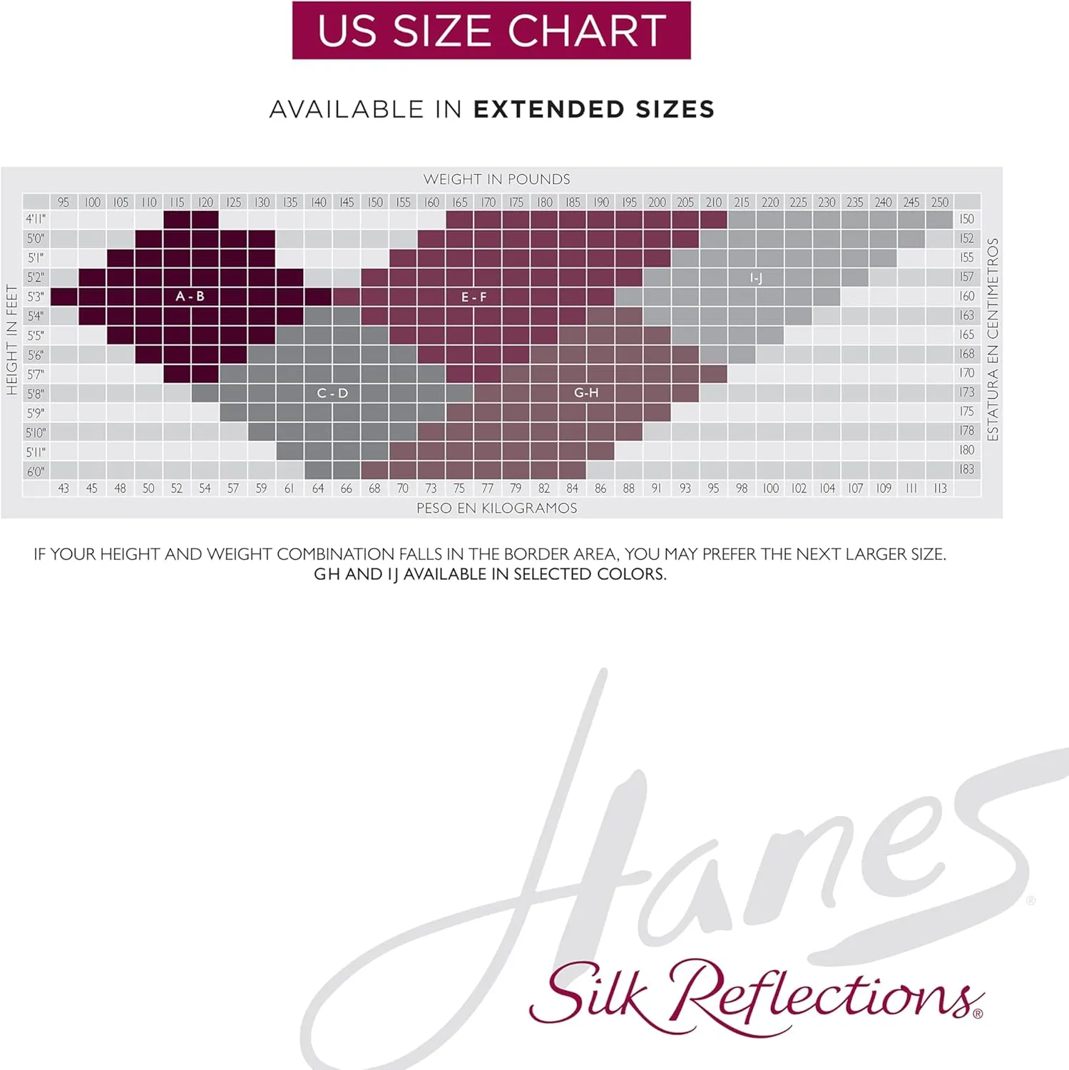 Hanes Women's Control Top Sheer Toe Silk Reflections Panty Hose