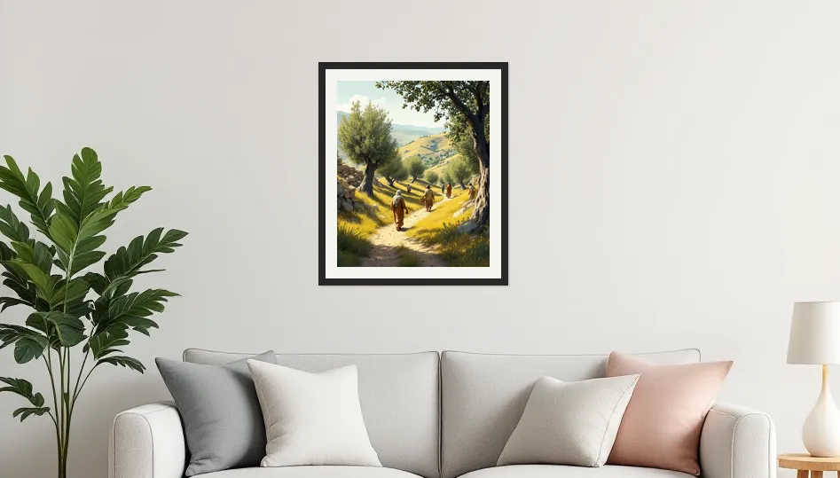 Harmony in Olive Harvest Wall Art Poster