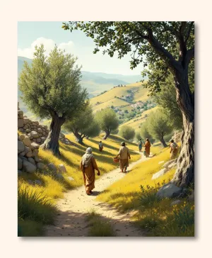 Harmony in Olive Harvest Wall Art Poster