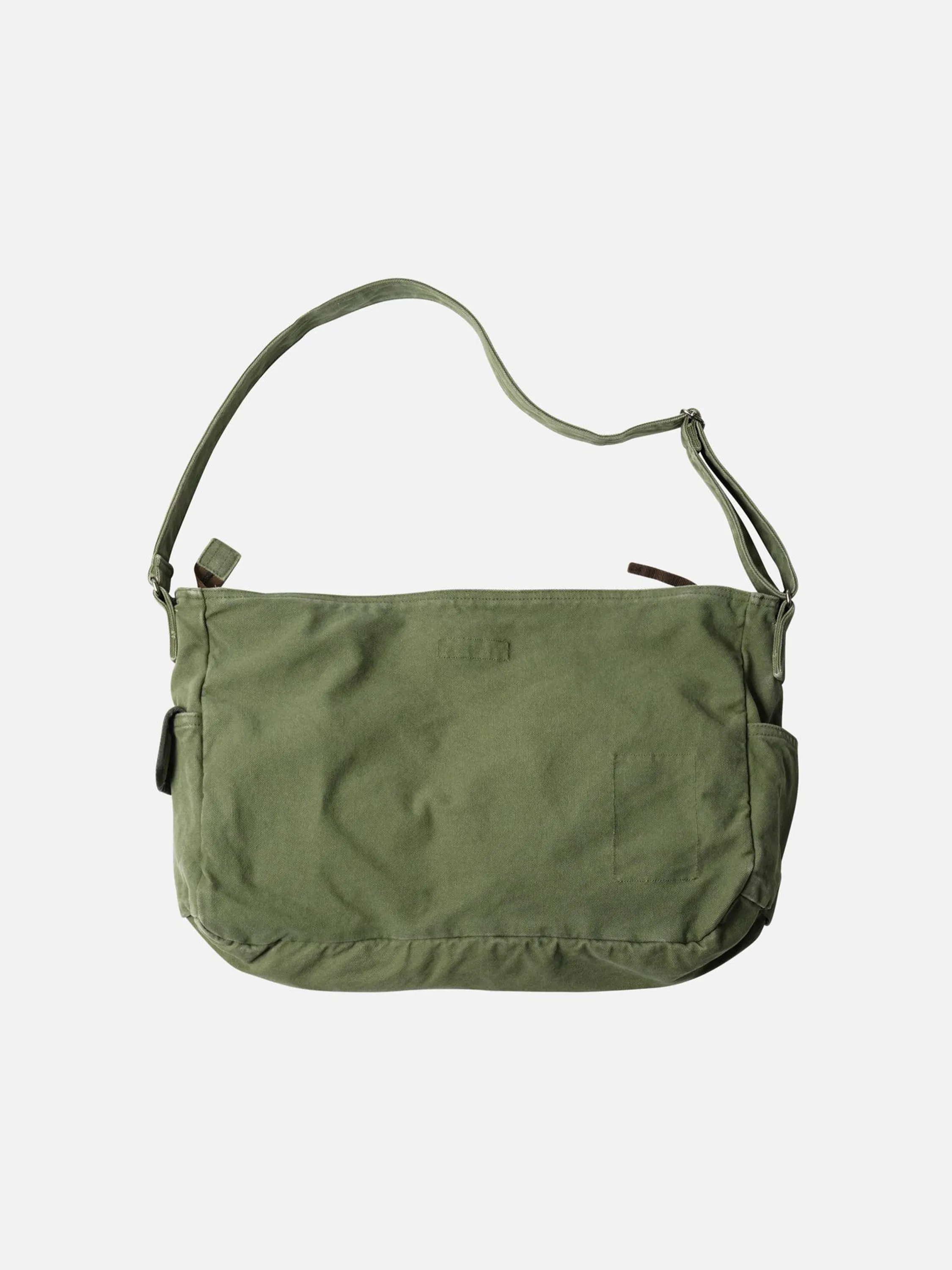 Heavy Canvas Shoulder Bag - Olive