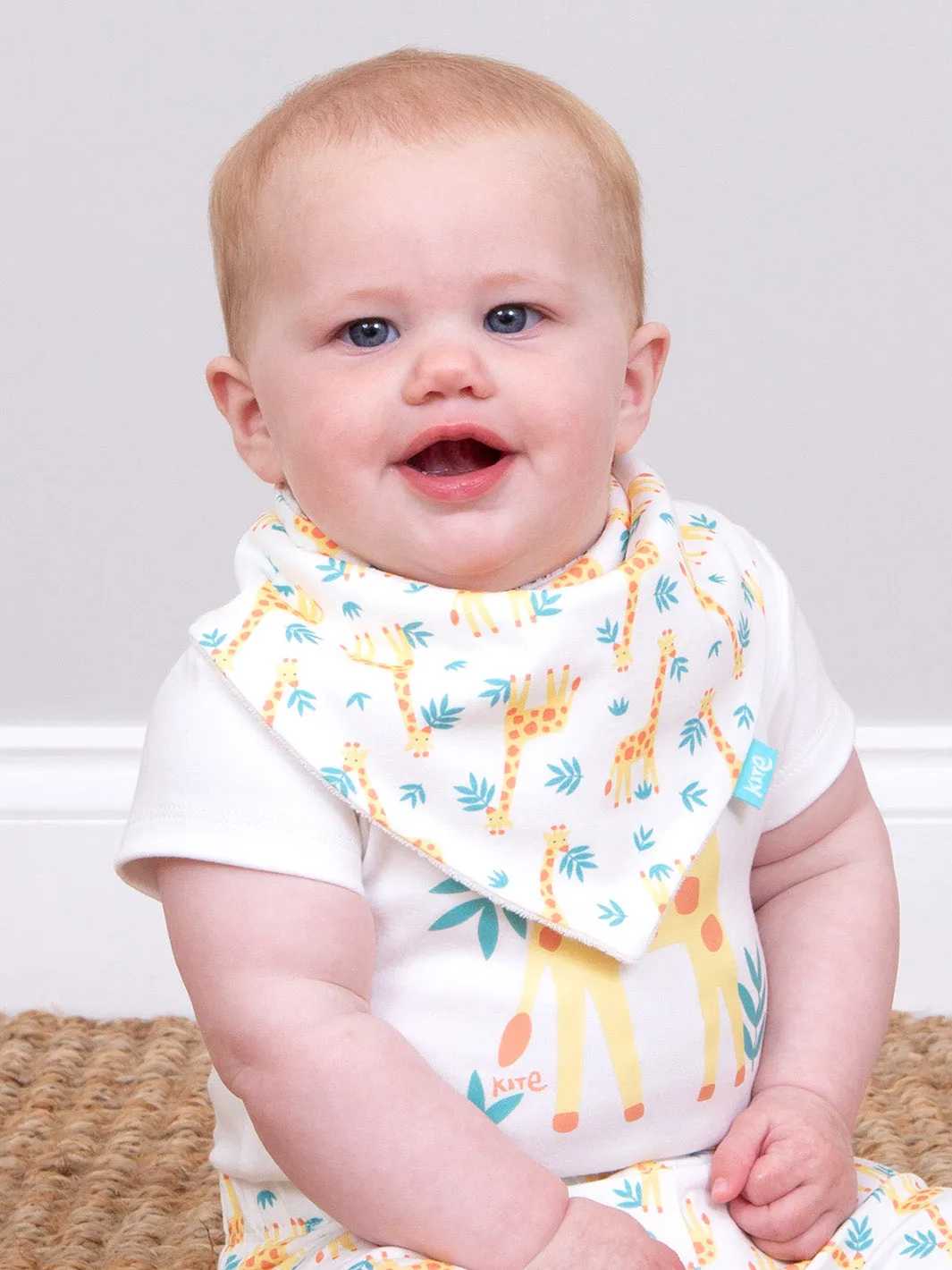Hello giraffe bib