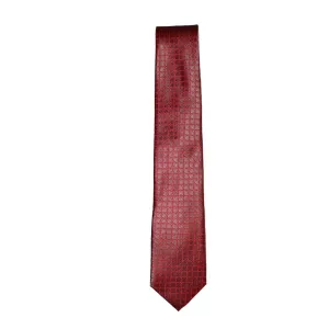HEMLEY Textured Silk Tie RED
