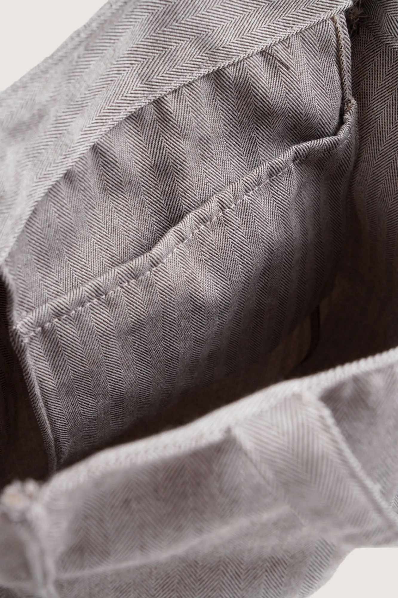 Herringbone Print Sling Bag