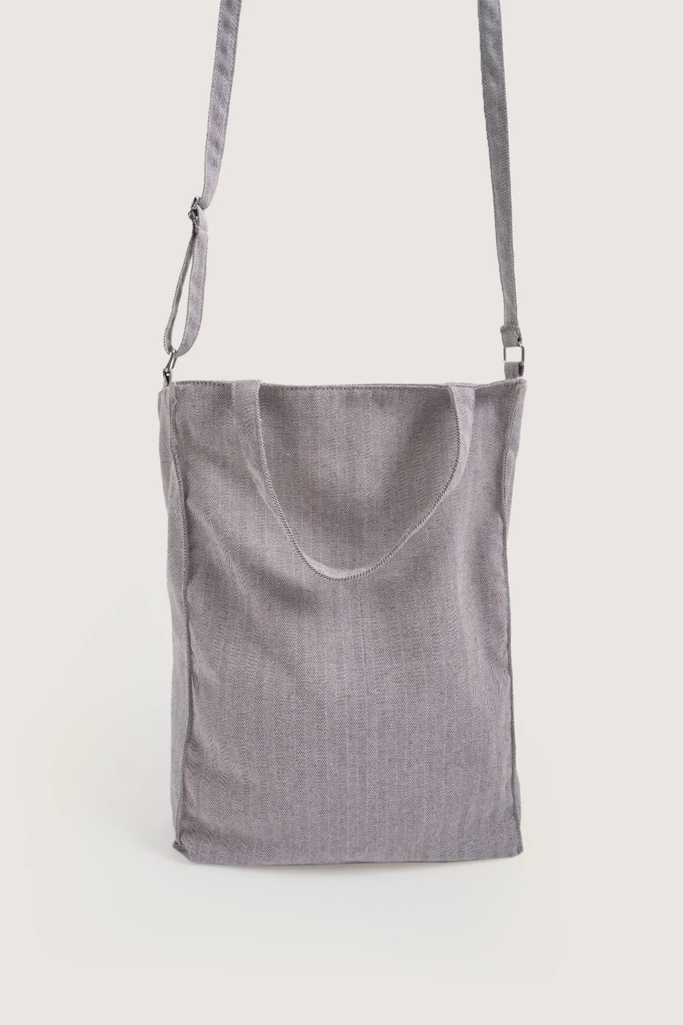 Herringbone Print Sling Bag