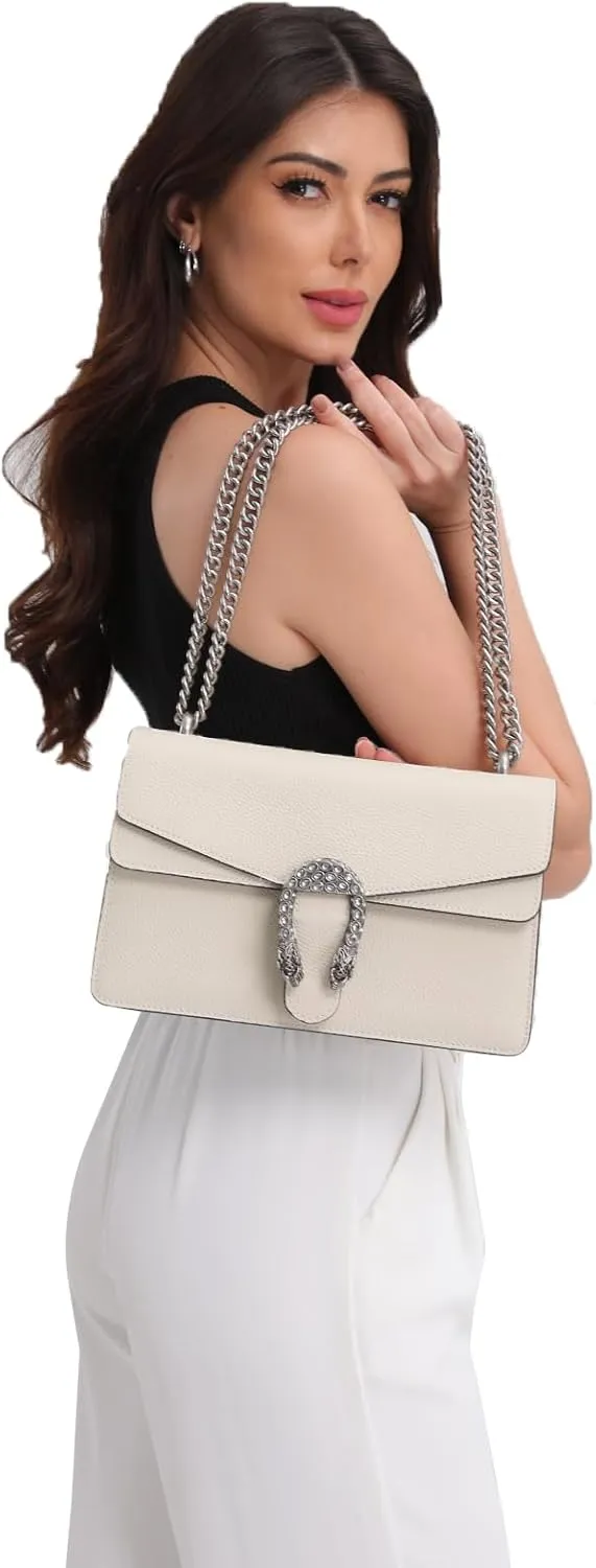 High-End Genuine Leather Shoulder Bag for Women, Stylish Handbag for Ladies, Refined Tote Purse, Crossbody Bag
