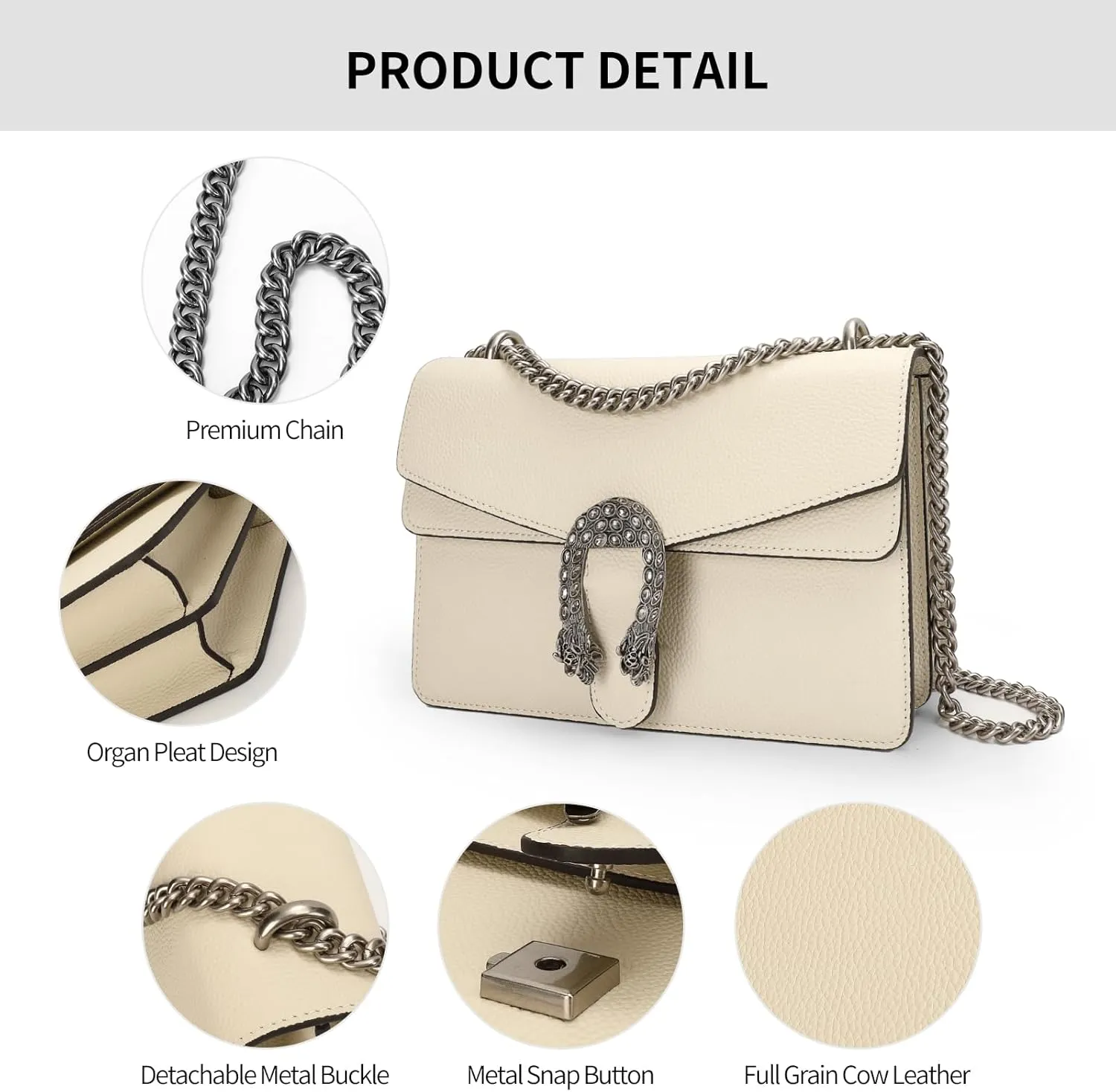 High-End Genuine Leather Shoulder Bag for Women, Stylish Handbag for Ladies, Refined Tote Purse, Crossbody Bag