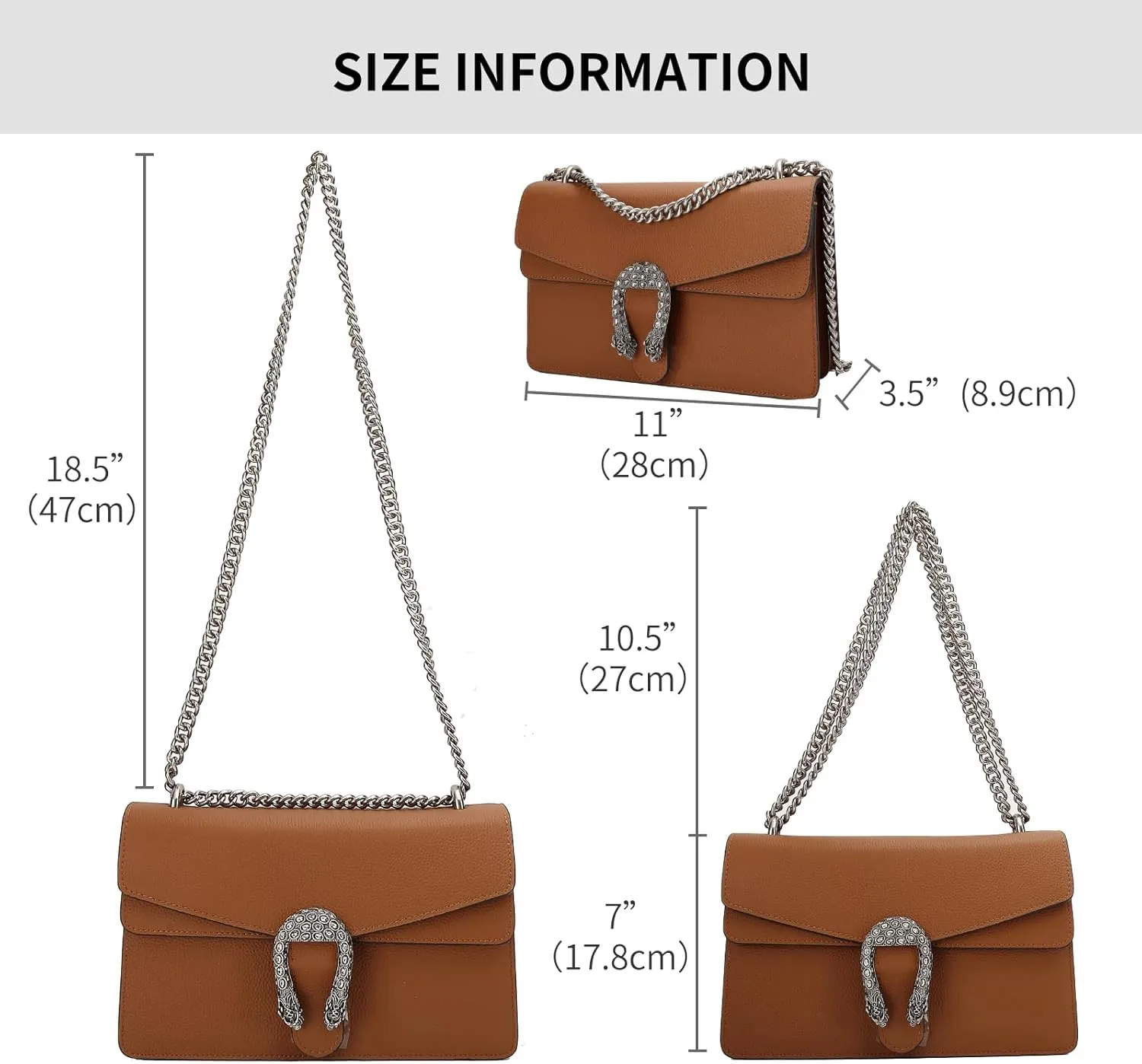 High-End Genuine Leather Shoulder Bag for Women, Stylish Handbag for Ladies, Refined Tote Purse, Crossbody Bag