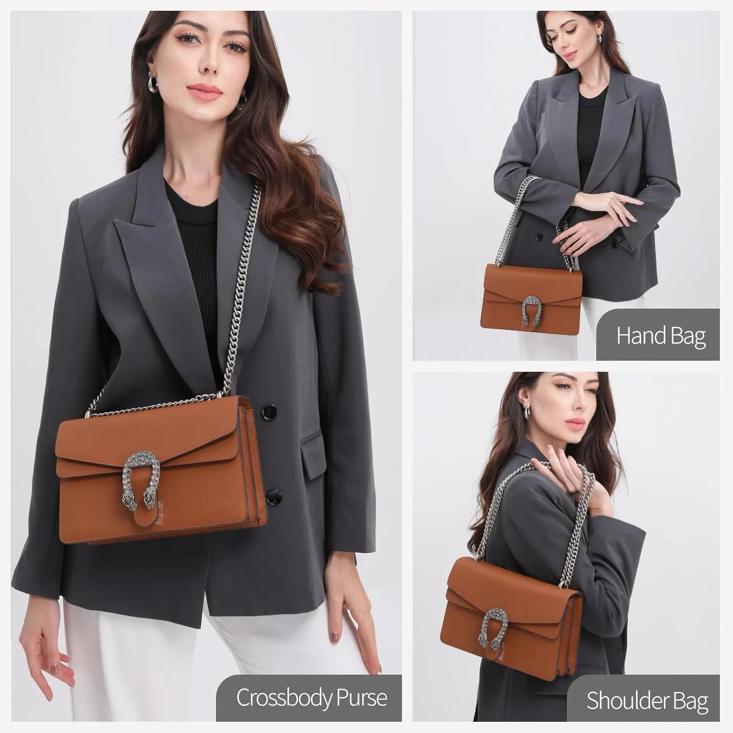 High-End Genuine Leather Shoulder Bag for Women, Stylish Handbag for Ladies, Refined Tote Purse, Crossbody Bag