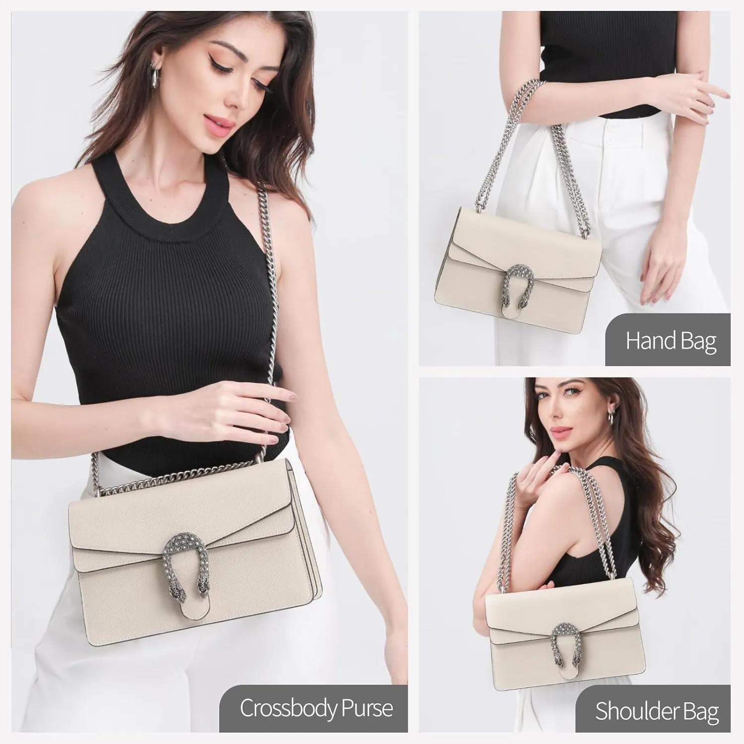 High-End Genuine Leather Shoulder Bag for Women, Stylish Handbag for Ladies, Refined Tote Purse, Crossbody Bag