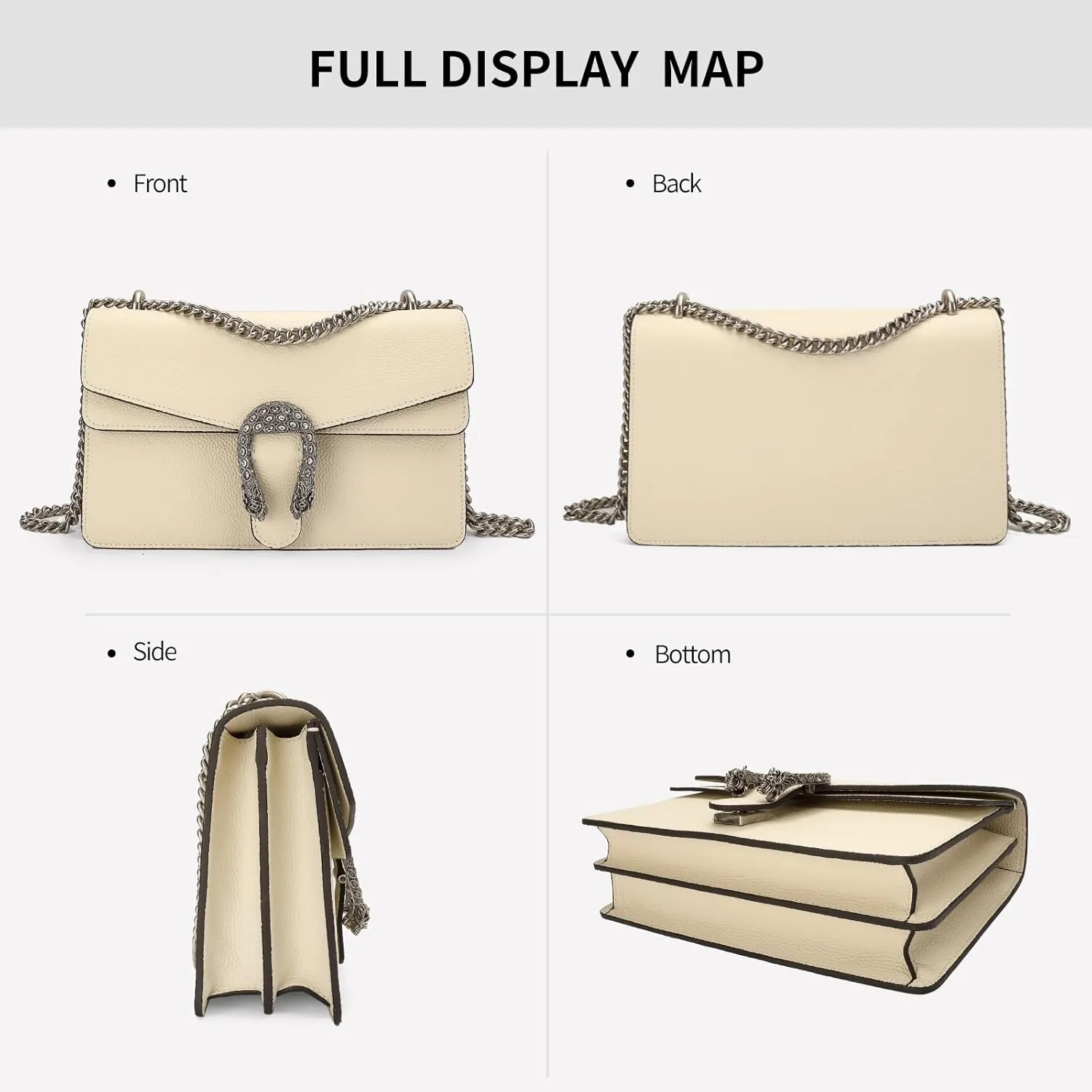 High-End Genuine Leather Shoulder Bag for Women, Stylish Handbag for Ladies, Refined Tote Purse, Crossbody Bag