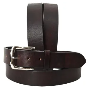 HILASON Western Genuine Leather Belt for Men Women Cowboy Cowgirl Handmade Unisex Full Grain Heavy Duty Tooled Belt for Jeans